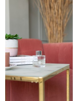 Empty bottle | Cylinder (D) with silver decorative detail, 100 ml